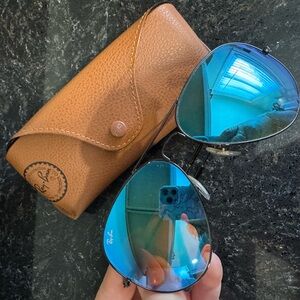 Ray-Ban Blue Aviator Sunglasses